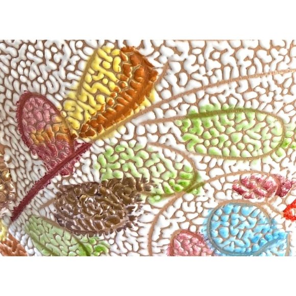 VTG Fratelli Fanciullacci Pebbled Lava Glaze Art Pottery Pitcher/Vase-Signed - Picture 6 of 14